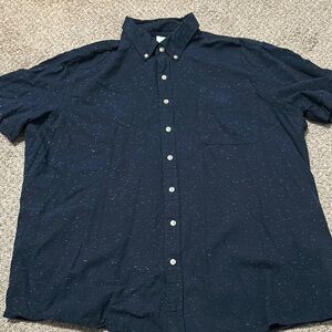 Sonoma Blue Casual Button Down Shirt Relaxed Fit